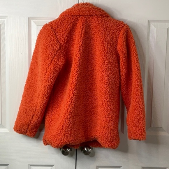JouJou Girls Faux Fur Sherpa Coat Size L(14) - Picture 7 of 9